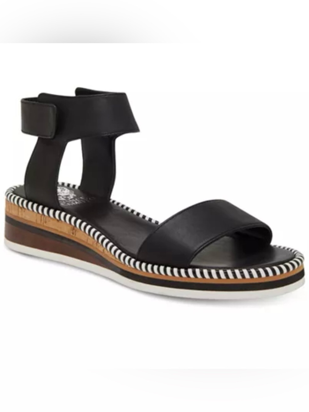 Vince Camuto Moirini Stacked
Platform Sandals Black  | Size: 10